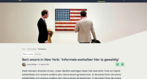 Werk over de grens met rechtsfilosoof Bart Jansen (New York) (Intermediair, aug 2024)