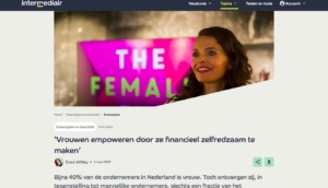 Marianne Bruijn wil de funding gap dichten (Intermediair, 3 maart 2025)